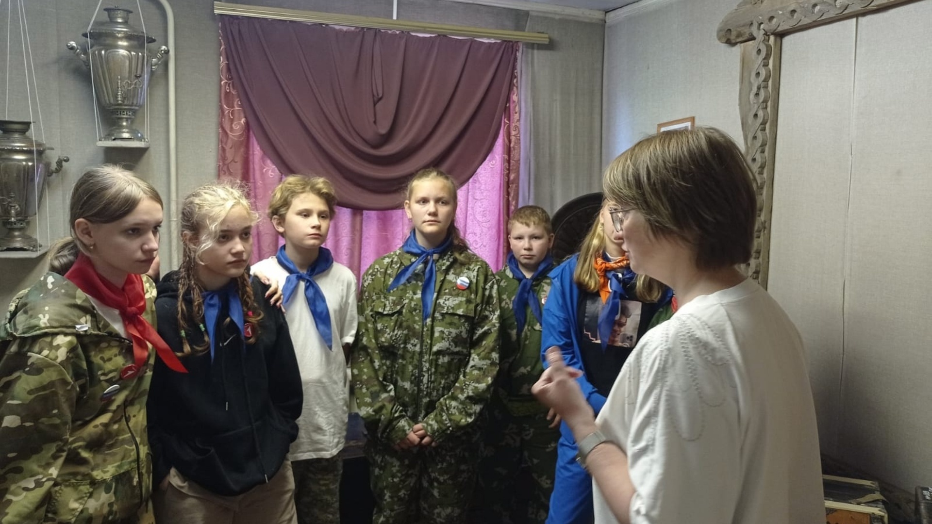 Движение Первых Парфеньевского района посетили музей