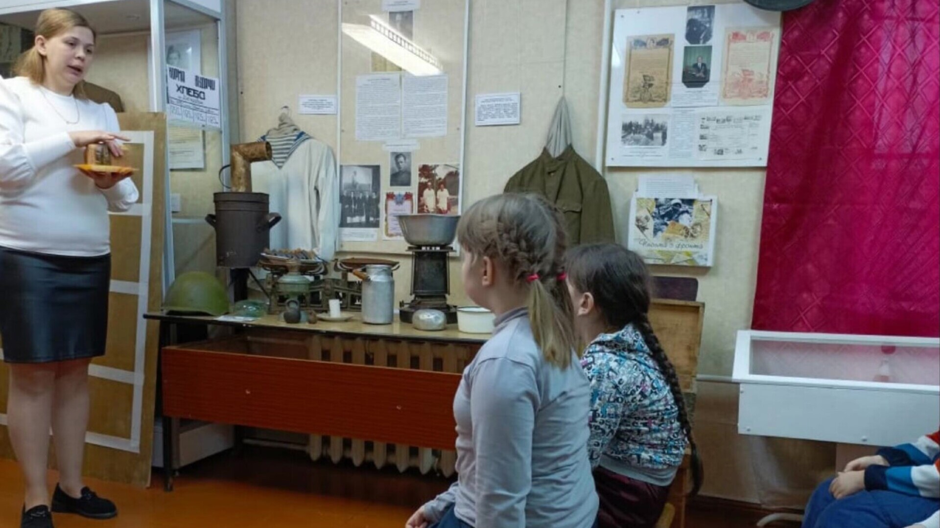 Воспитанники детского сада № 1 «Сказка» посетили музейное занятие «День снятия блокады Ленинграда»