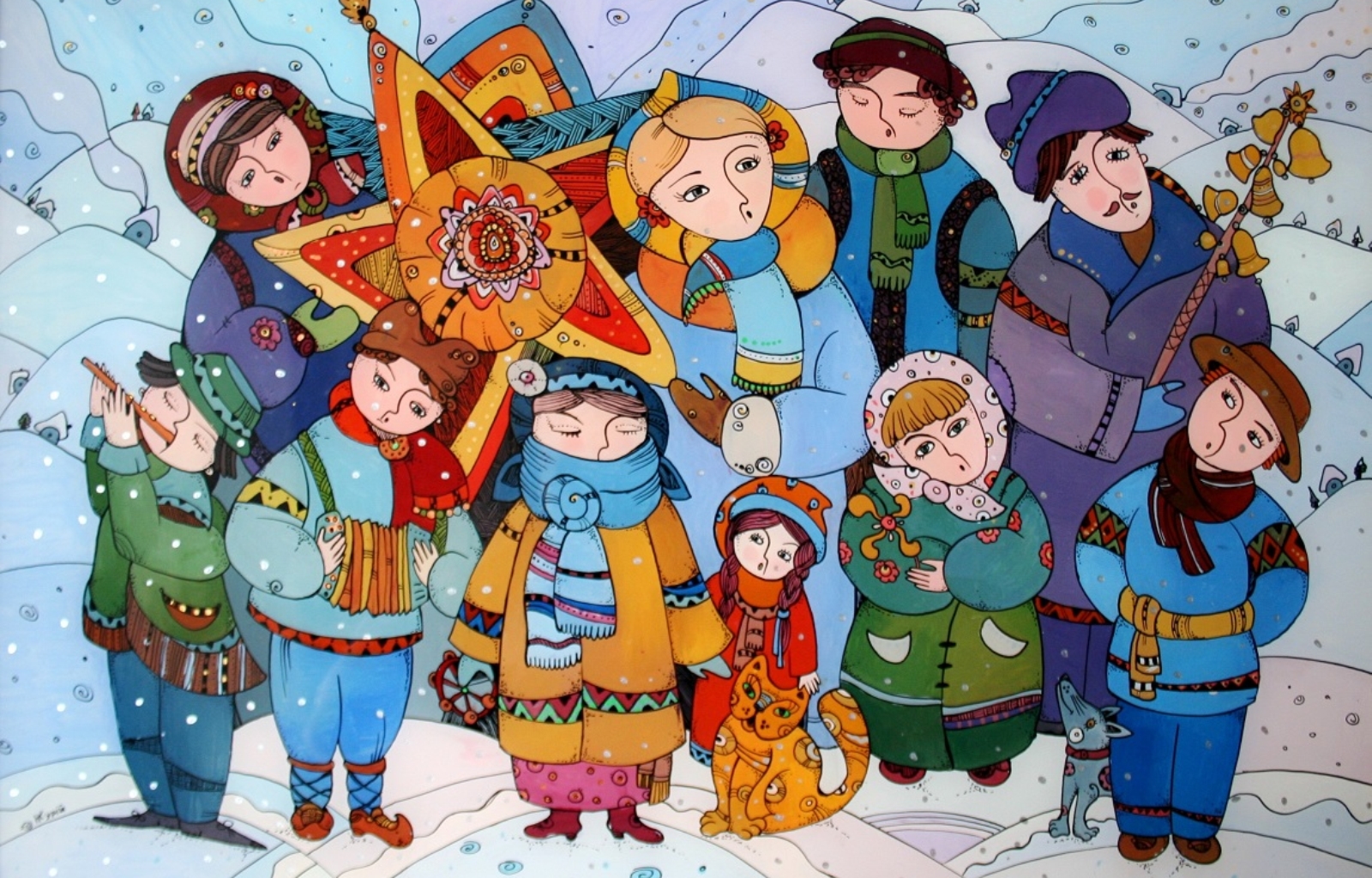 Музейное занятие «Святки, гадания, колядки»
